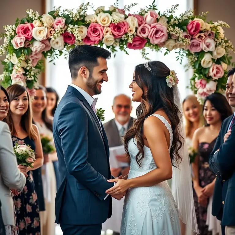 a sample wedding ceremony